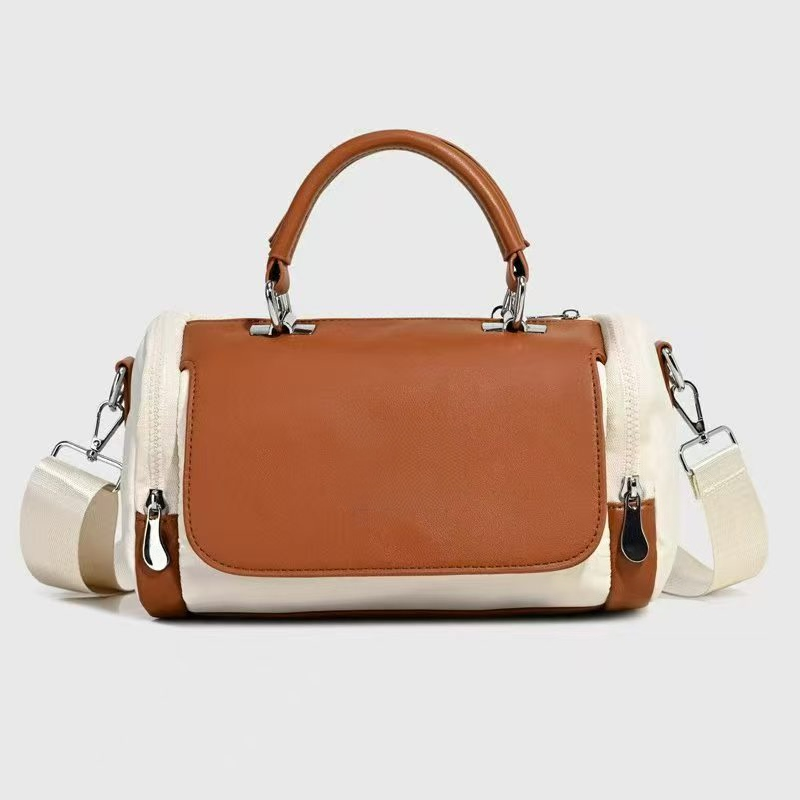 Retro high-end portable crossbody bag versatile E1387