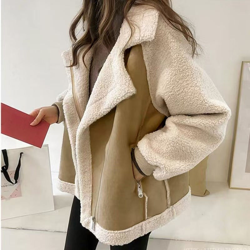 Popular warm and loose versatile top E364