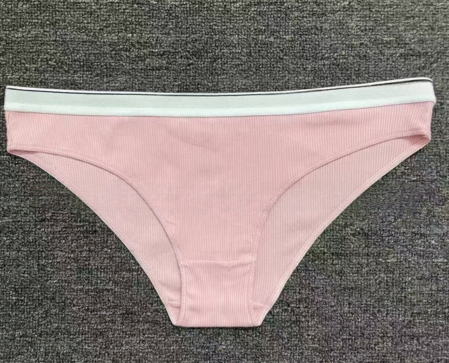 Women's narrow edged pure cotton underwear E1337