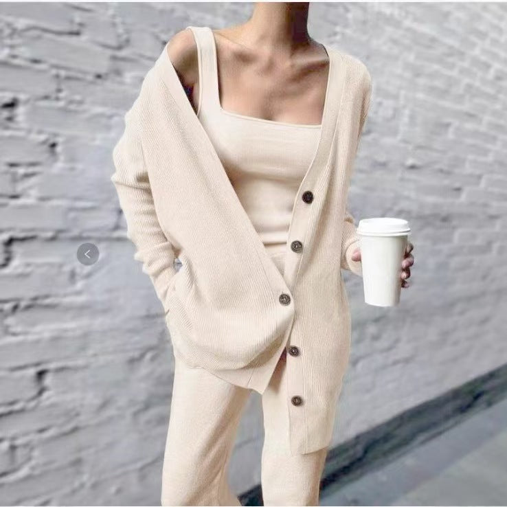 Casual fashion jacket long sleeved set   E133