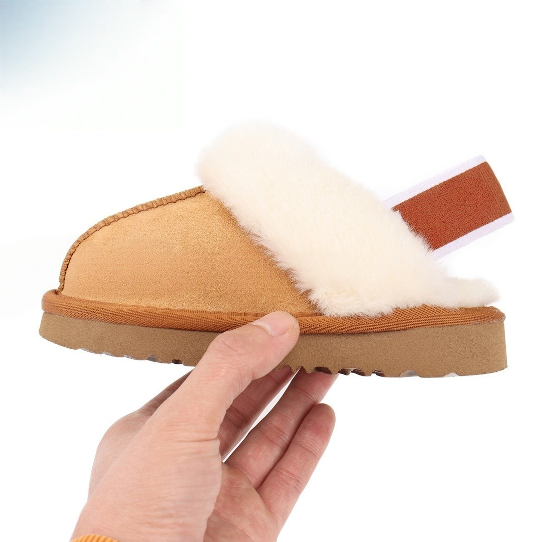 Thin bottomed versatile children's cotton slippers  E374