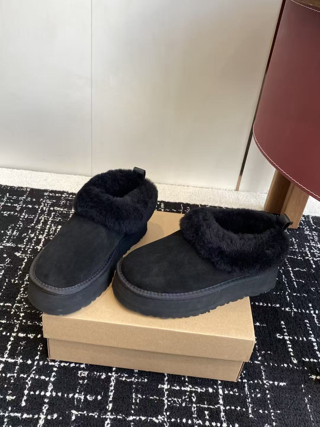 Thick soled versatile fashionable cotton shoes  E525