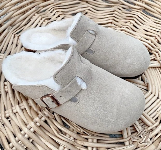 Plucked retro cotton slippers with half toe support   E589