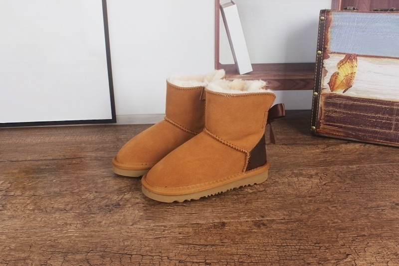 Short boots, casual snow boots with fleece   E183