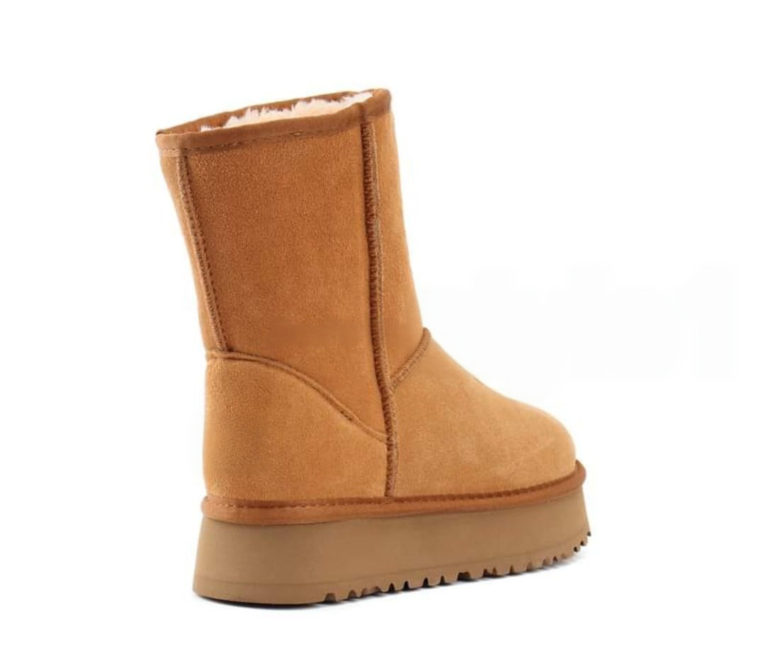 Casual comfortable and warm high top boots  E388