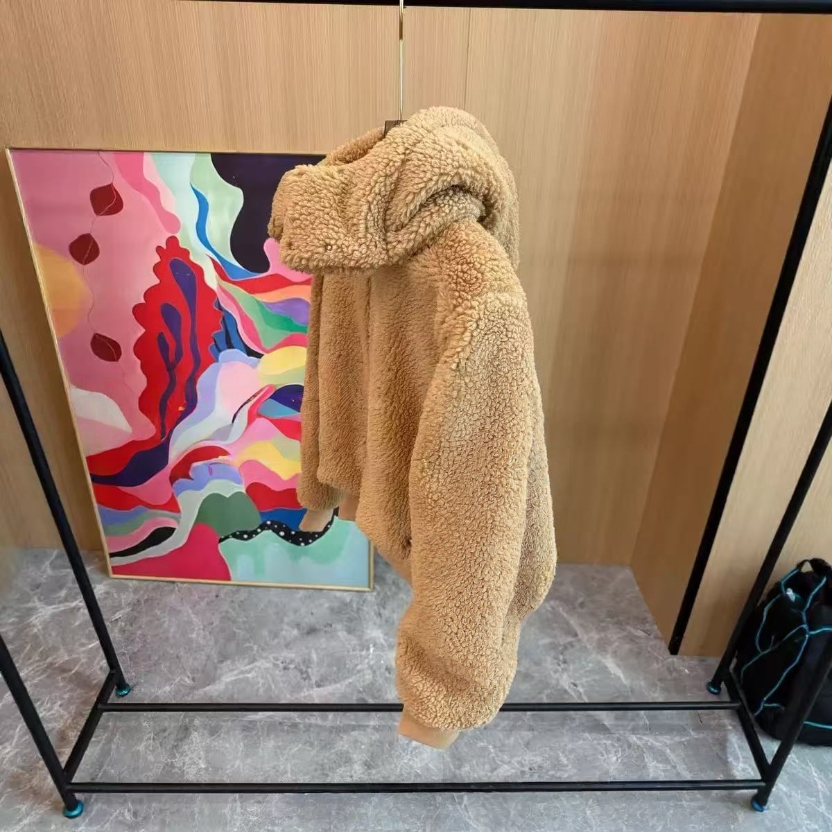Plush loose warm jacket   E1499