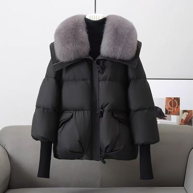 Thick cotton clothing keeps warm and loose    E1474
