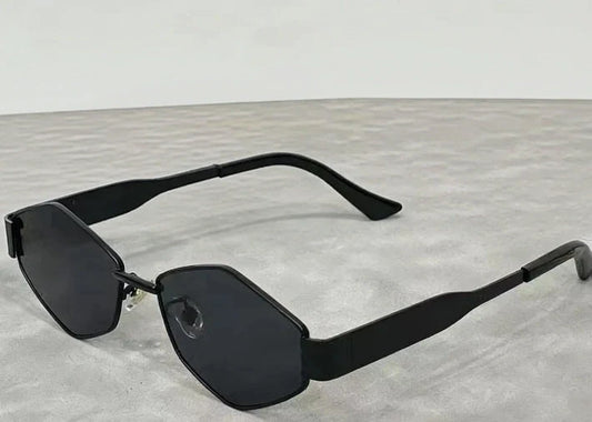 Sun shading sunglasses with diamond shaped small frame glasses  E1049