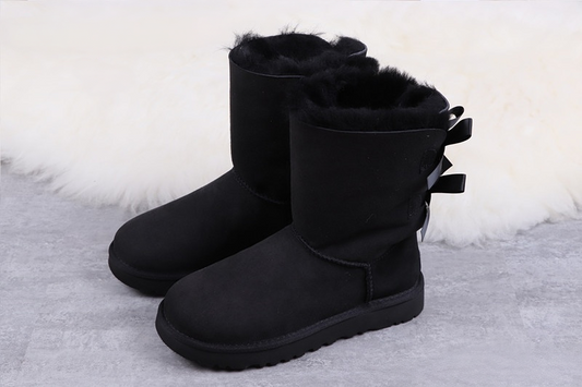 Versatile suede snow boots  E343