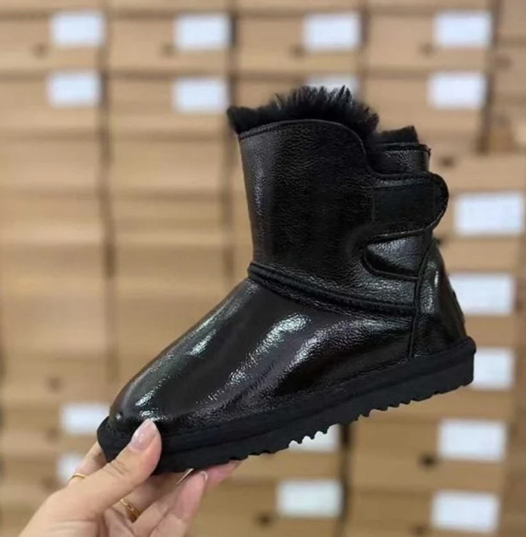 Casual plush children's short boots  E715
