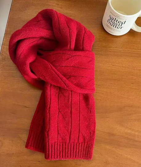 Popular  Warm knitted scarf    E890
