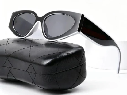 Cat eye sunglasses with personalized UV protection E1007