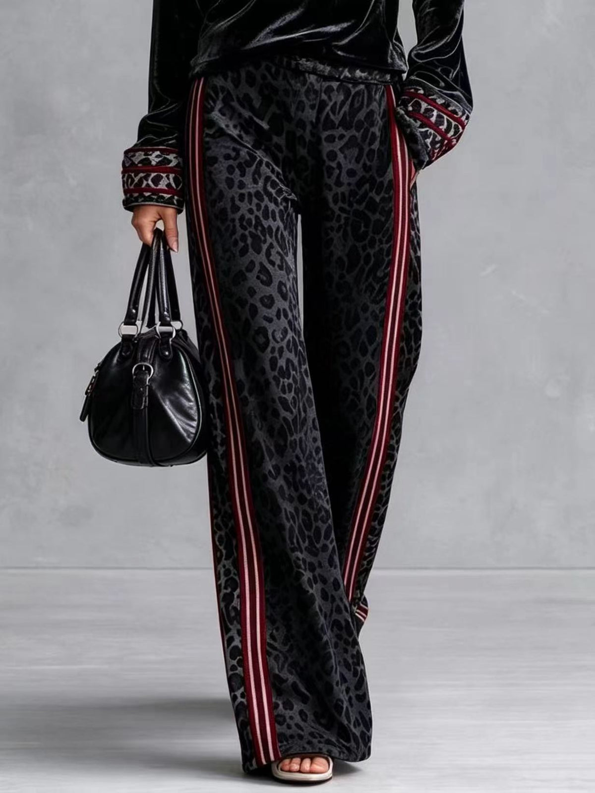 Casual loose wide leg pants   E1506