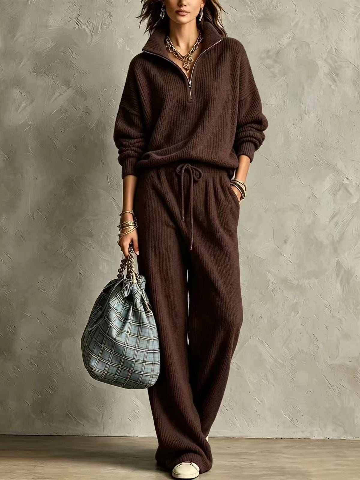 Hot sports and leisure straight leg pants set  E1471