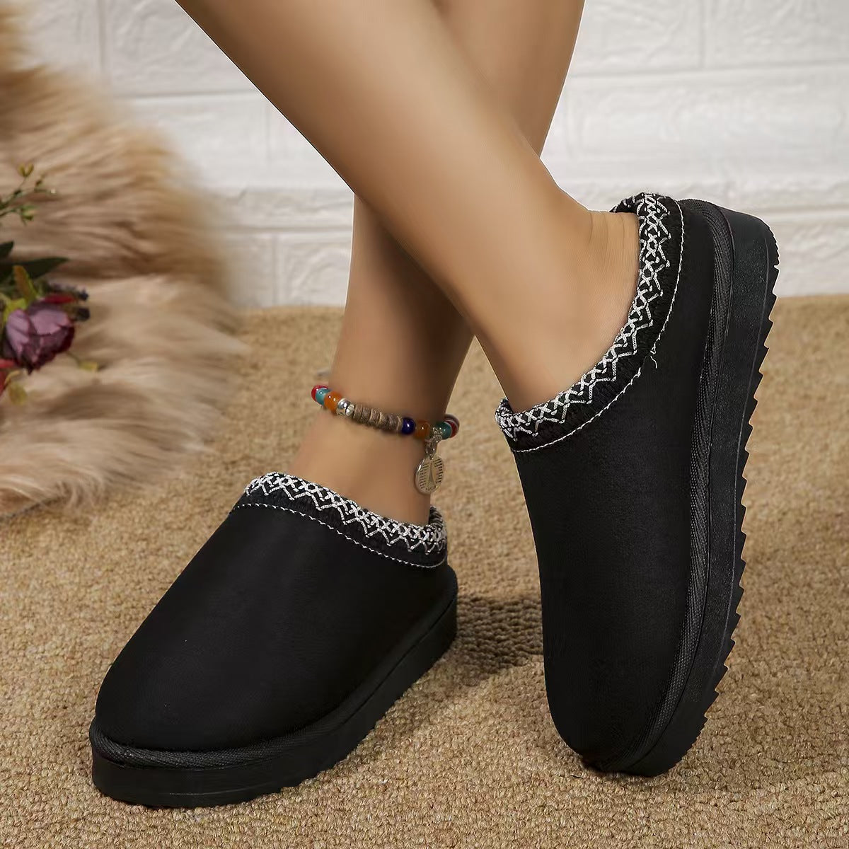 Classic Thick Half Top Shoes   E112
