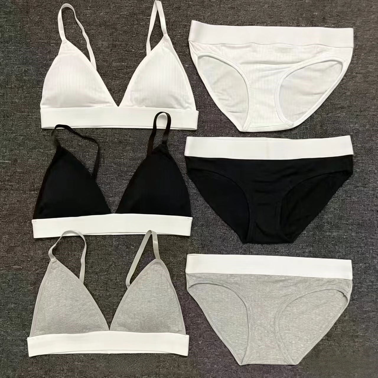 Women's underwear sports solid color  E1339