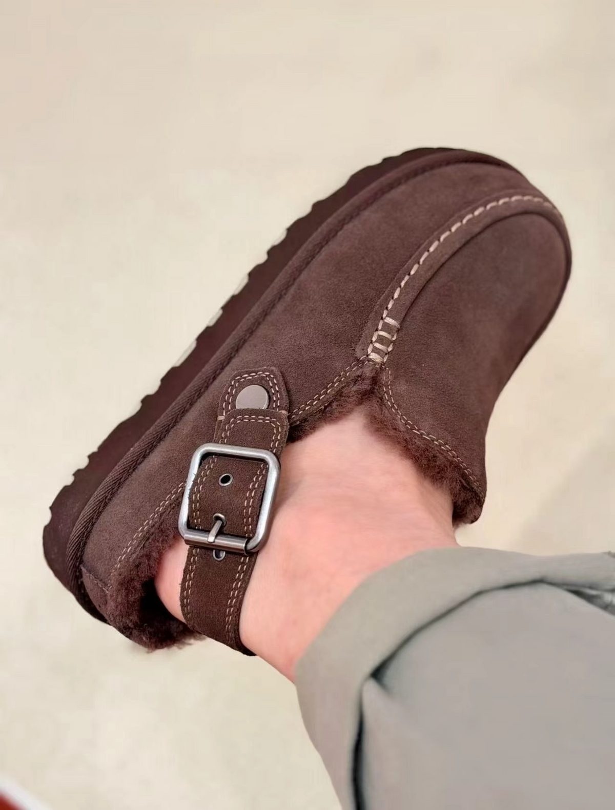 Popular thick cotton shoes E1427