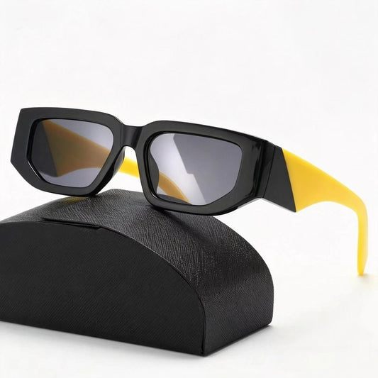 Fashionable and casual versatile blackout sunglasses   E1417