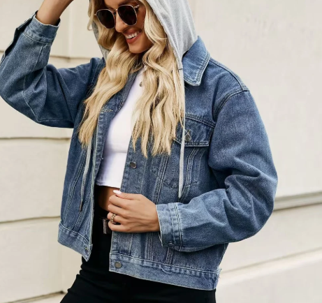 Women's outerwear short denim   E782