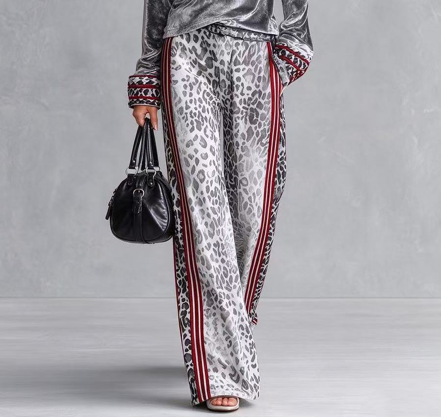 Casual loose wide leg pants   E1506