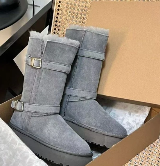 Hot selling leisure high tube snow cotton shoes   E868
