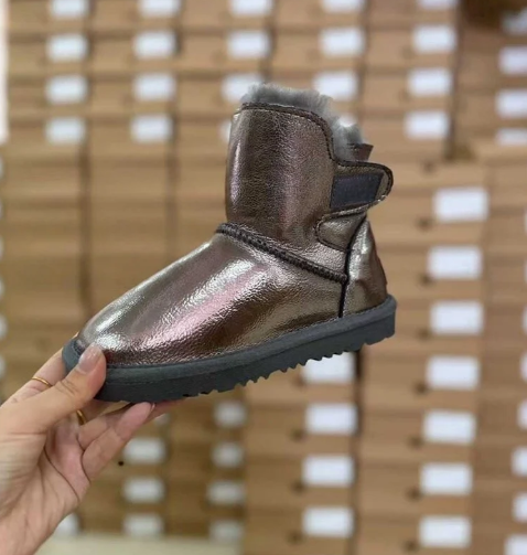 Casual plush children's short boots  E715