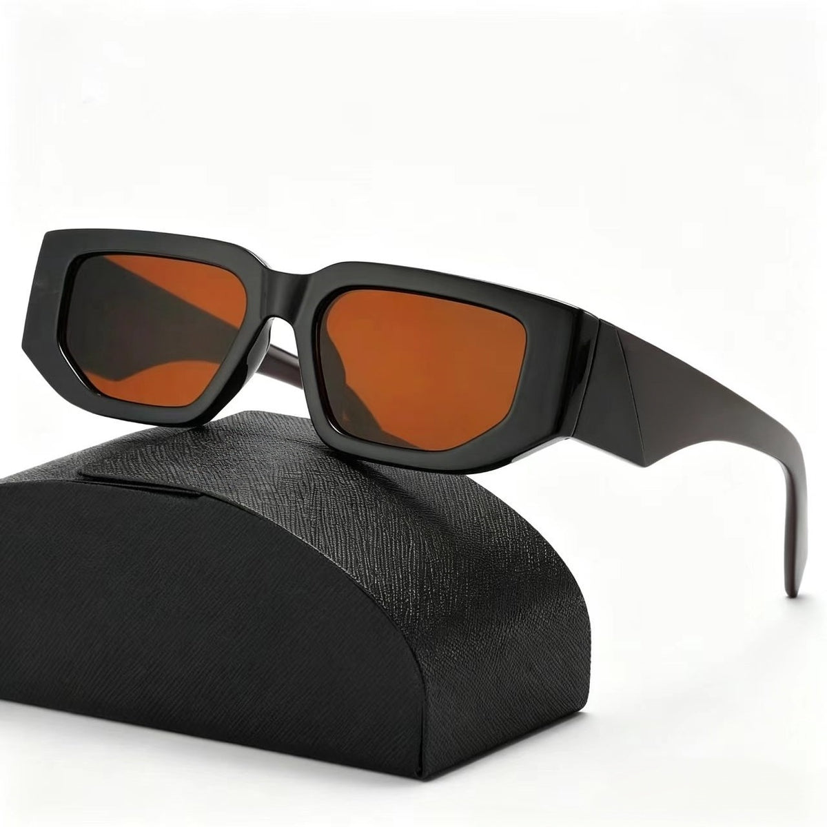 Fashionable and casual versatile blackout sunglasses   E1417