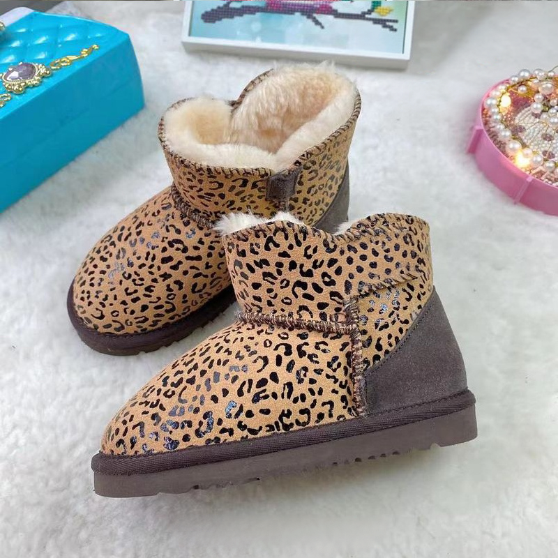 Classic suede children's snow boots   E325