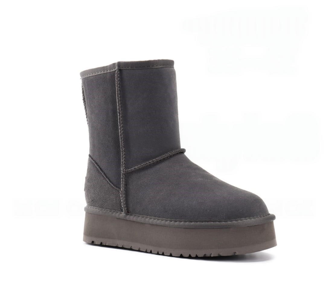 Casual comfortable and warm high top boots  E388