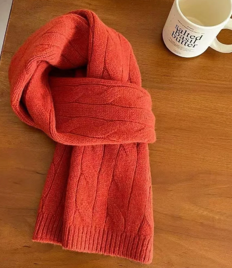 Popular  Warm knitted scarf    E890
