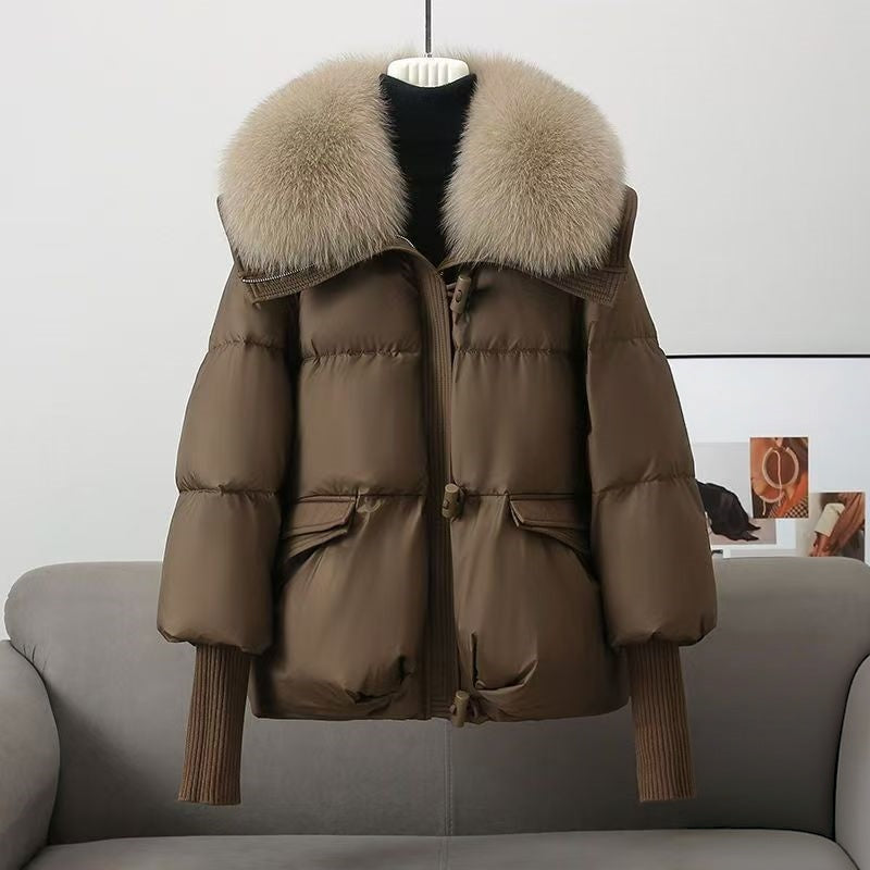 Thick cotton clothing keeps warm and loose    E1474