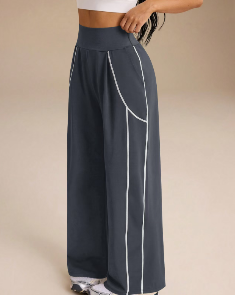 Wide leg loose casual sports pants  E1465