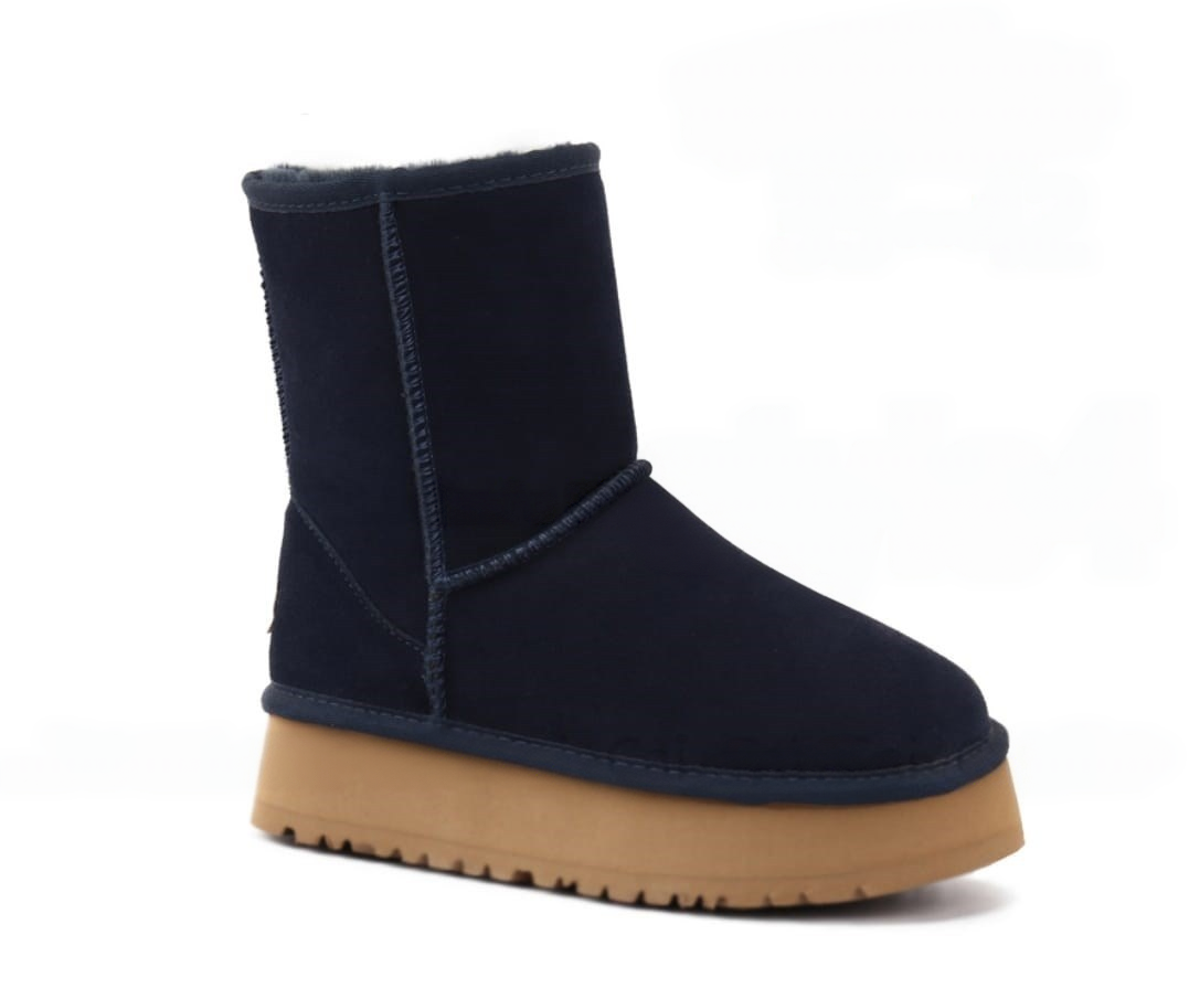 Casual comfortable and warm high top boots  E388