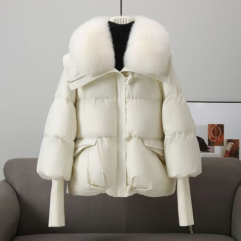 Thick cotton clothing keeps warm and loose    E1474