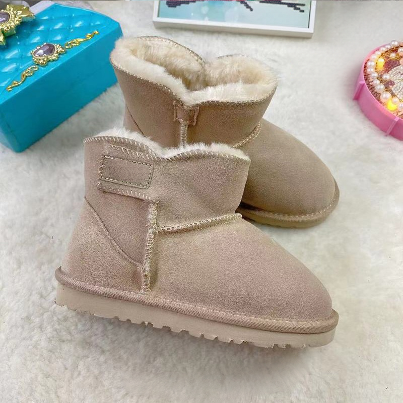 Classic suede children's snow boots   E325
