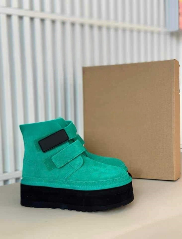 Warm snow boots with thick soles and height increasing cotton shoes  E714