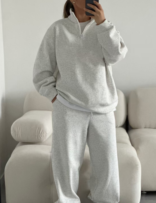 Top long sleeved long pants loose sports  set E143