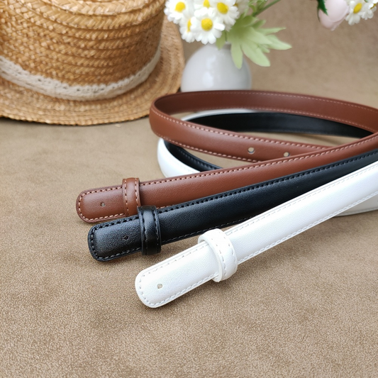 Versatile and minimalist waist belt E1377  Belt width: 2.0cm