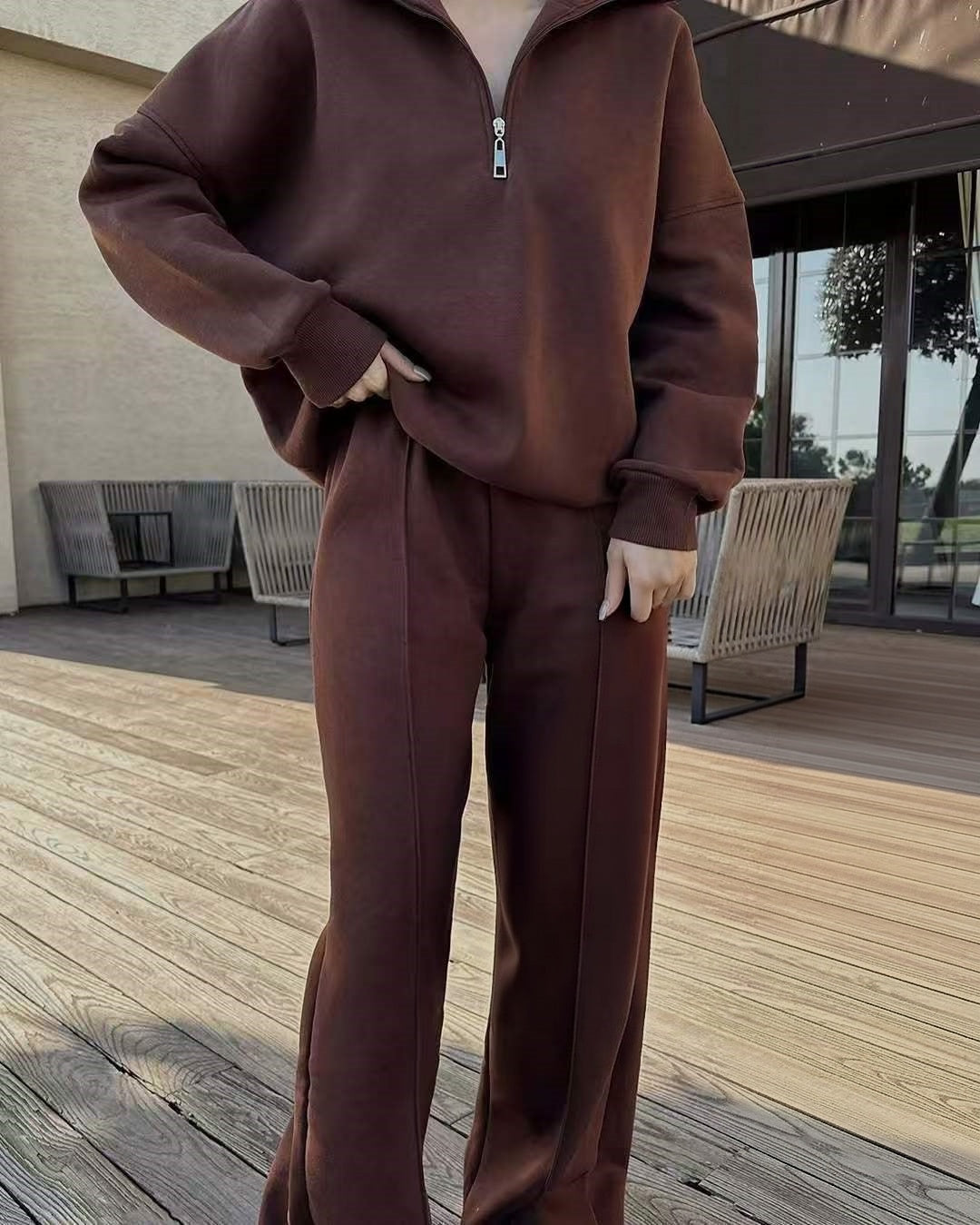 Leisure loose sports suit   E747