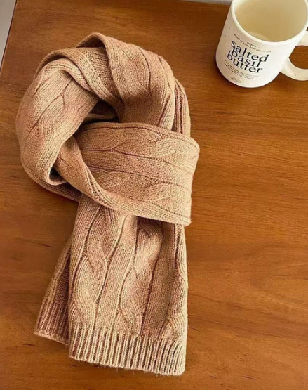Popular  Warm knitted scarf    E890