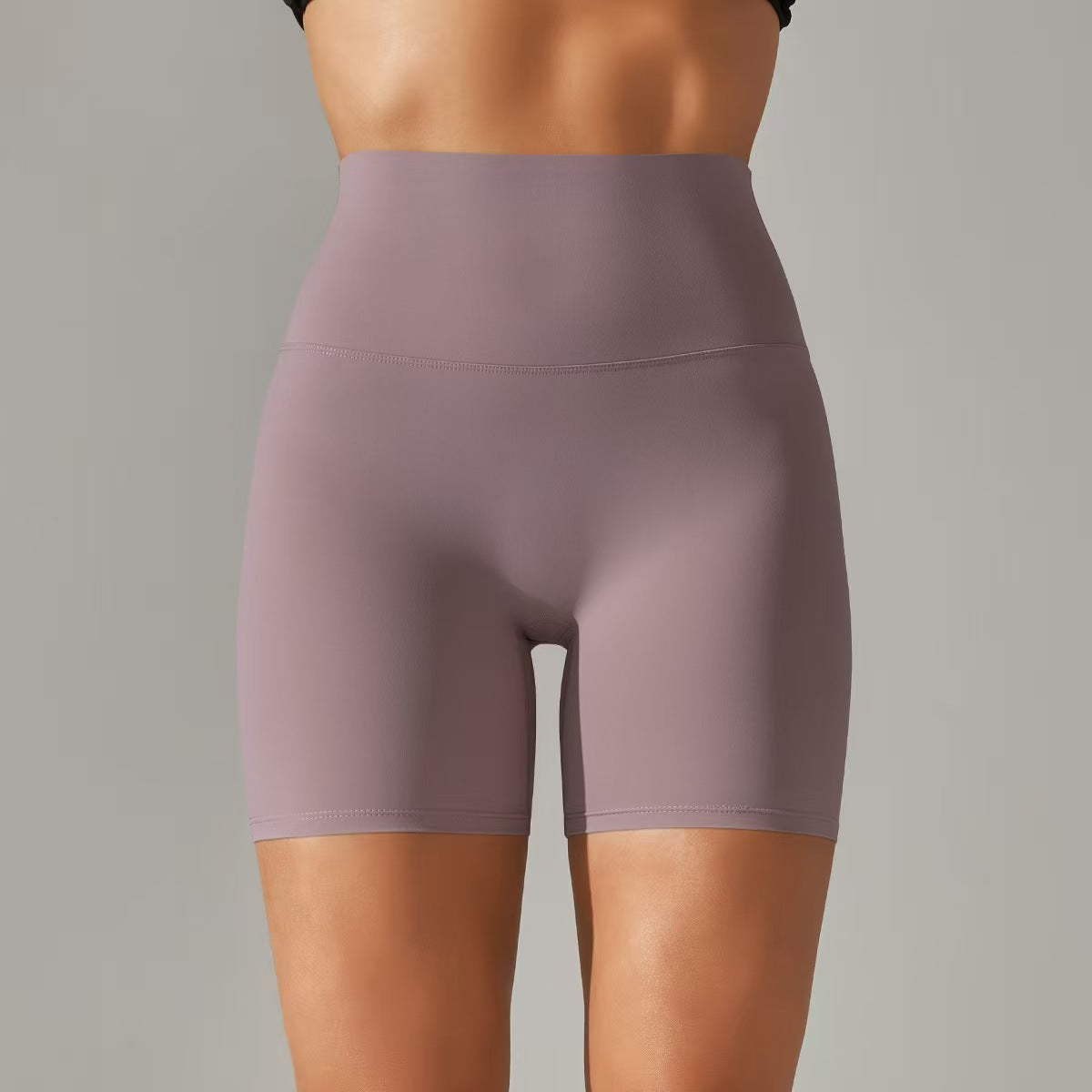 Women's shorts, three part pants, high waist, tight fitting, elastic sports and fitness pants  E131