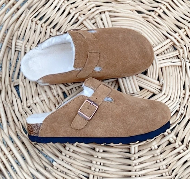 Plucked retro cotton slippers with half toe support   E589