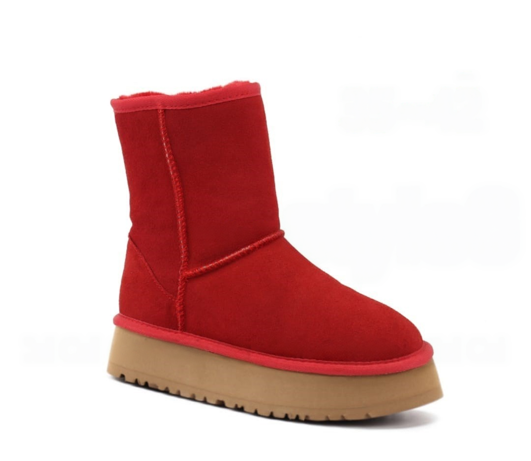 Casual comfortable and warm high top boots  E388