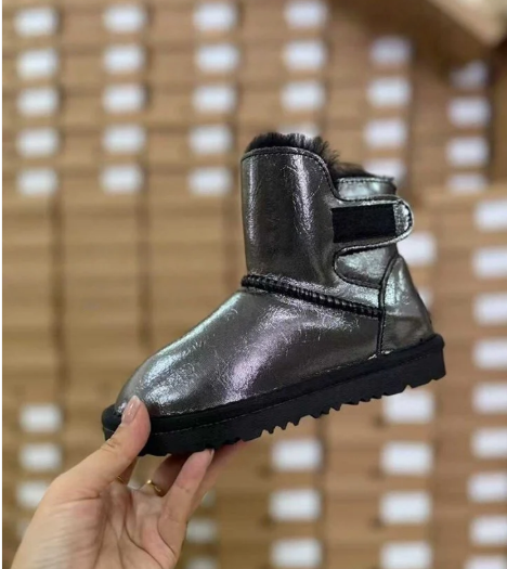 Casual plush children's short boots  E715