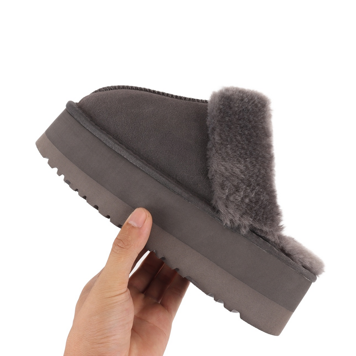 Thick soled fashionable best-selling cotton shoes  E106