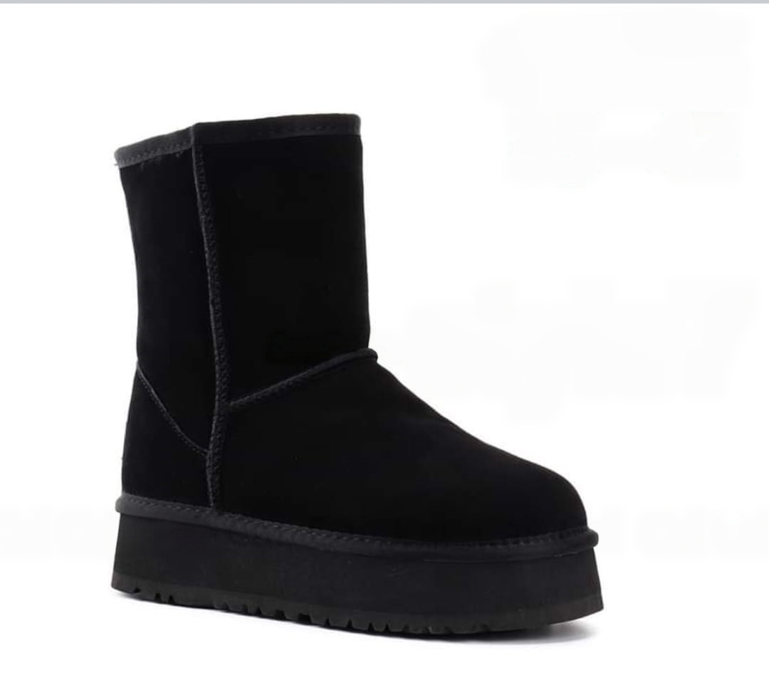 Casual comfortable and warm high top boots  E388