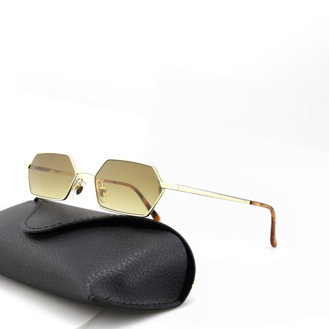 Retro Box Sunglasses Trendy Versatile E1334