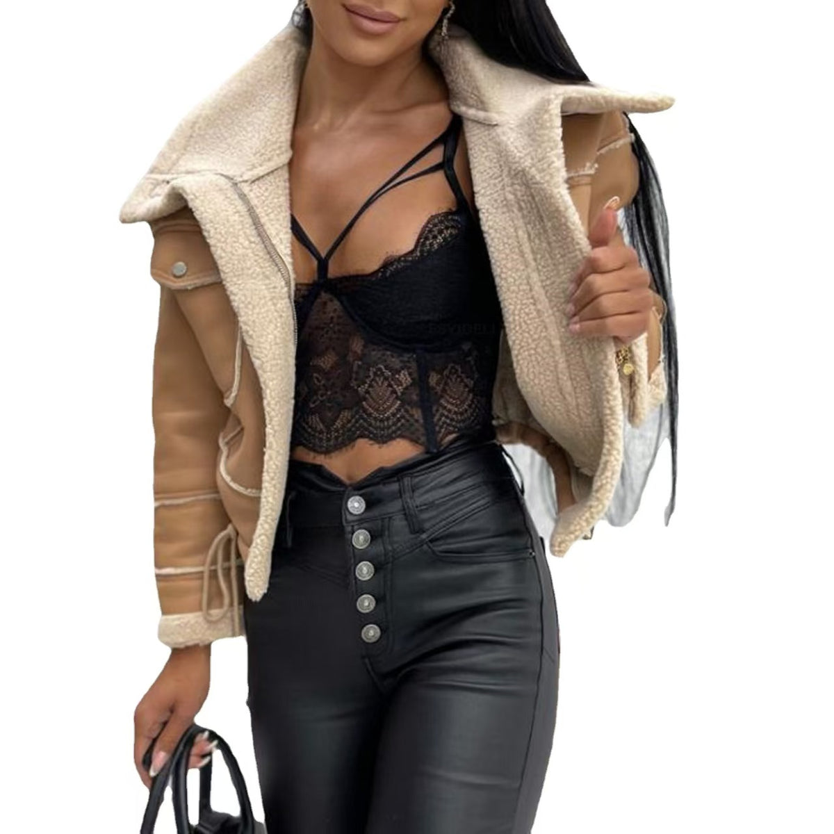 Short zipper jacket  E224