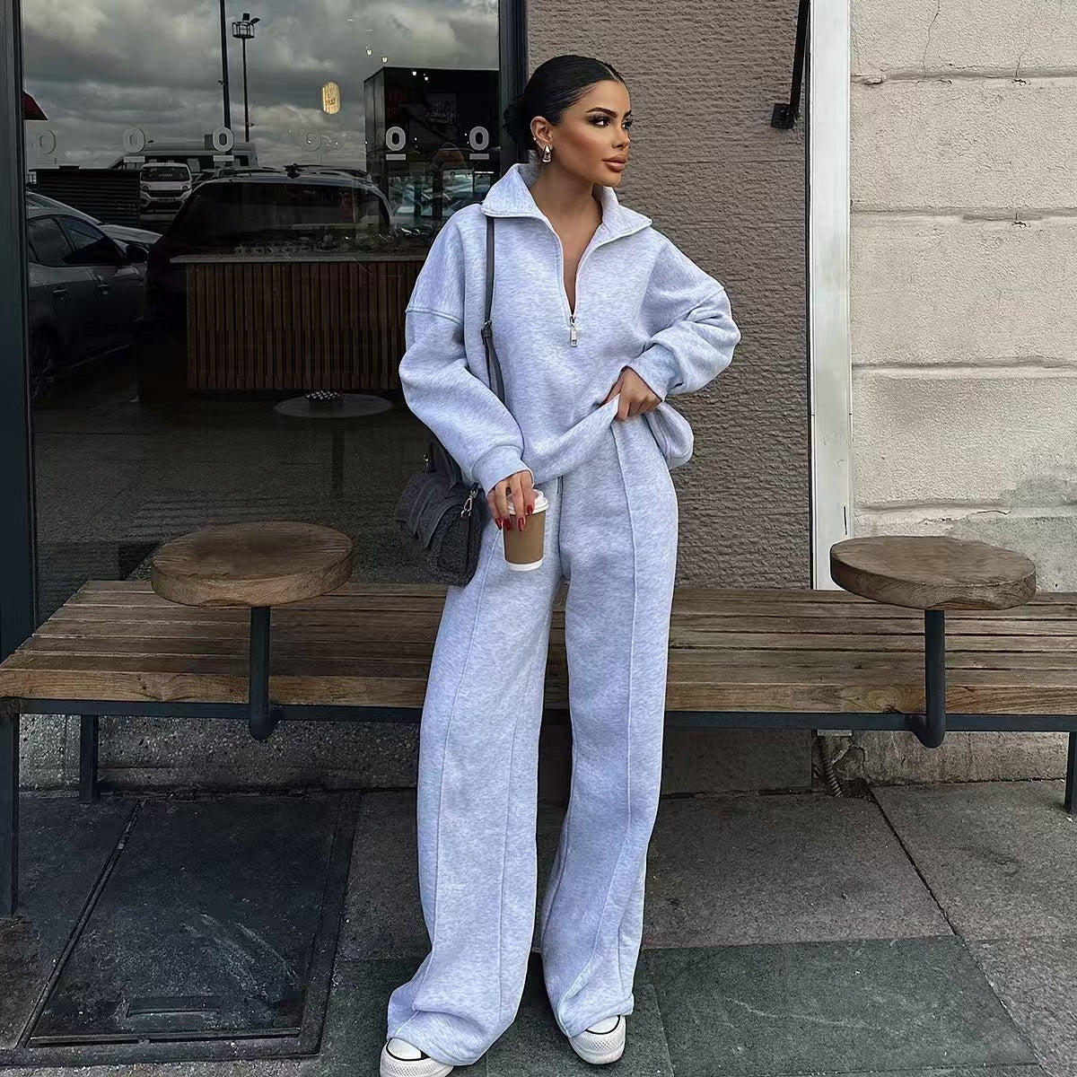 Leisure loose sports suit   E747