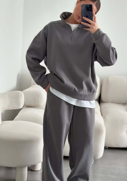 Top long sleeved long pants loose sports  set E143